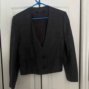 Brooks Brothers Charcoal Women's Blazer